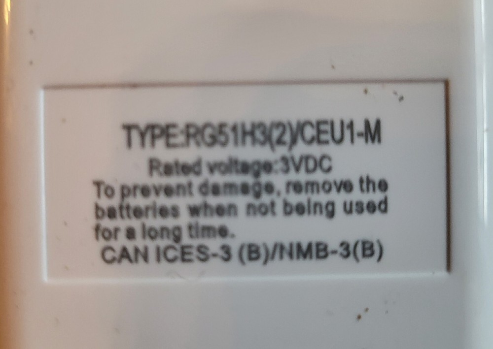 New Midea RG51H3(2)/CEU1 Replace Remote Control For Air Conditioner Open Box