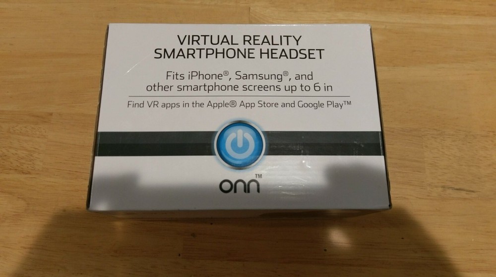 ONN Virtual Reality SmartPhone Headset - white