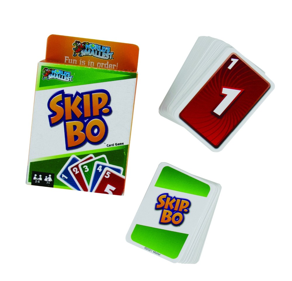 World's Smallest Skip Bo Card Game