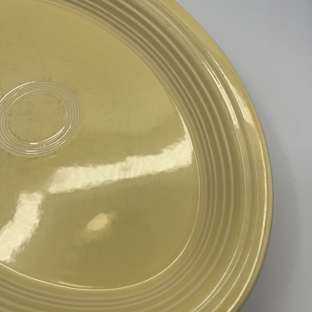 Fiestaware Large 13" Serving Platter Yellow Fiesta