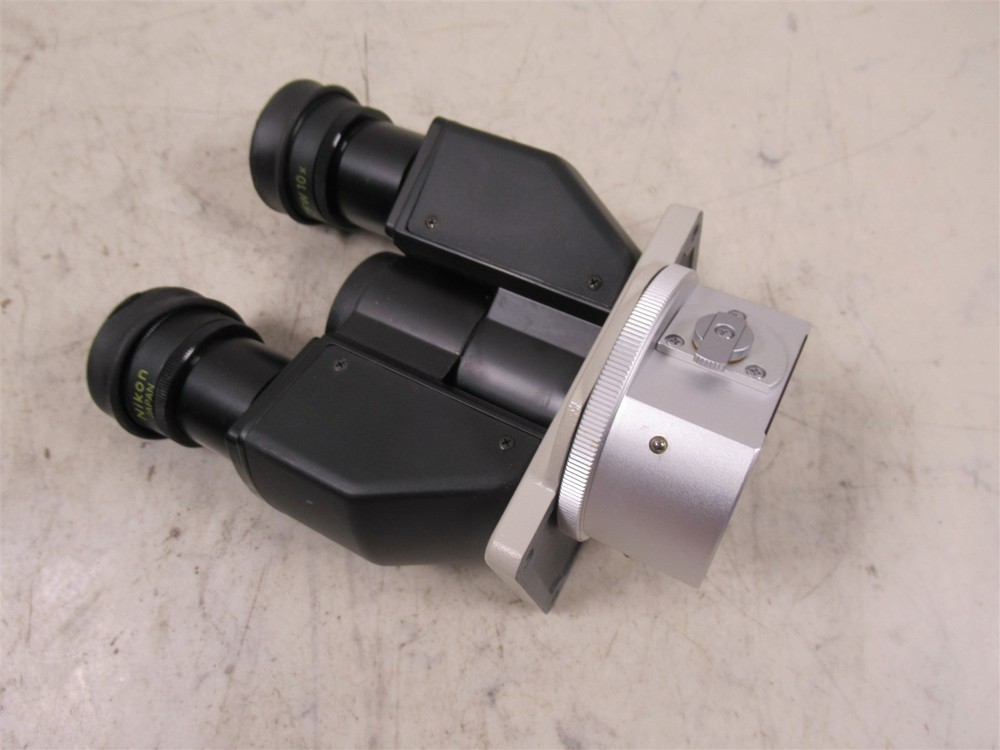 Nikon Diaphot Inverted Microscope Eyepiece Binocular Head CFW10X