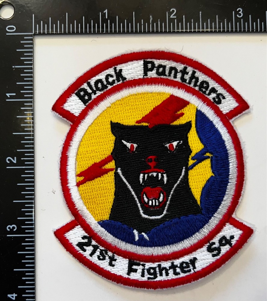 USAF 21st Fighter Squadron Black Panthers Patch