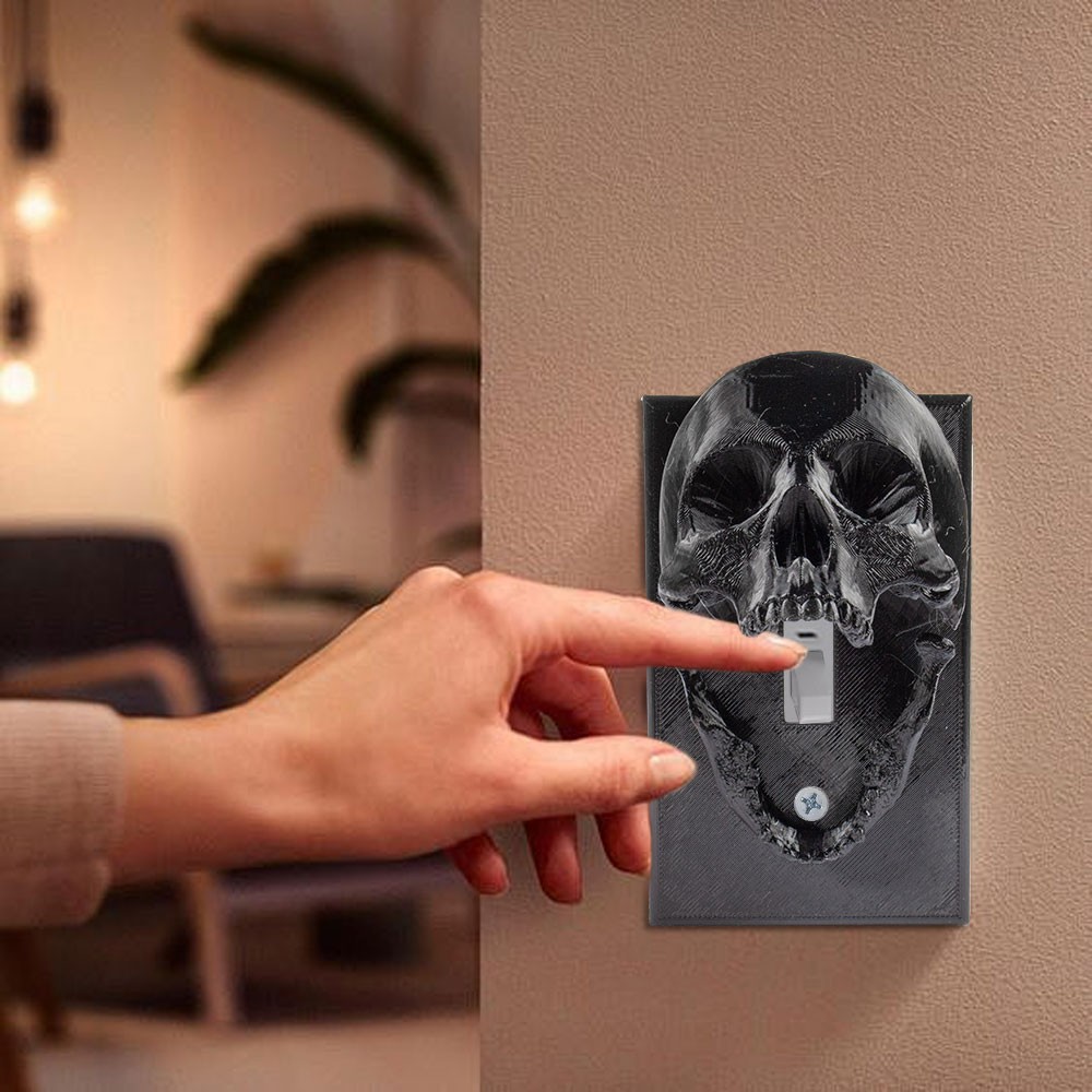 Skull Light switch plate NTL