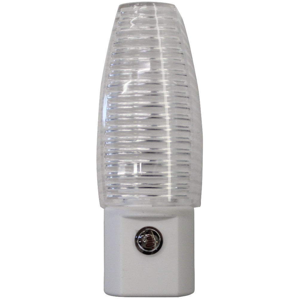 4-Pack LED Automatic Light-Sensing Night Light, Soft White, 3.55in by 1.8797