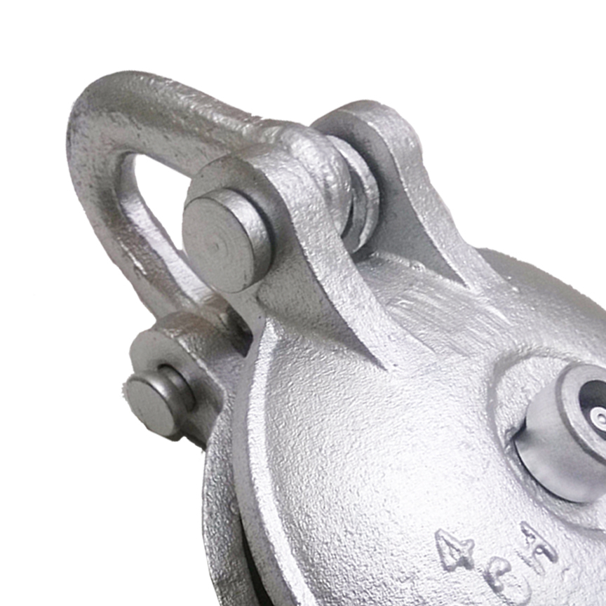 Snatch Block, Yarding Block Wire rope cable pulley for 1-1/2 Tons - 3"