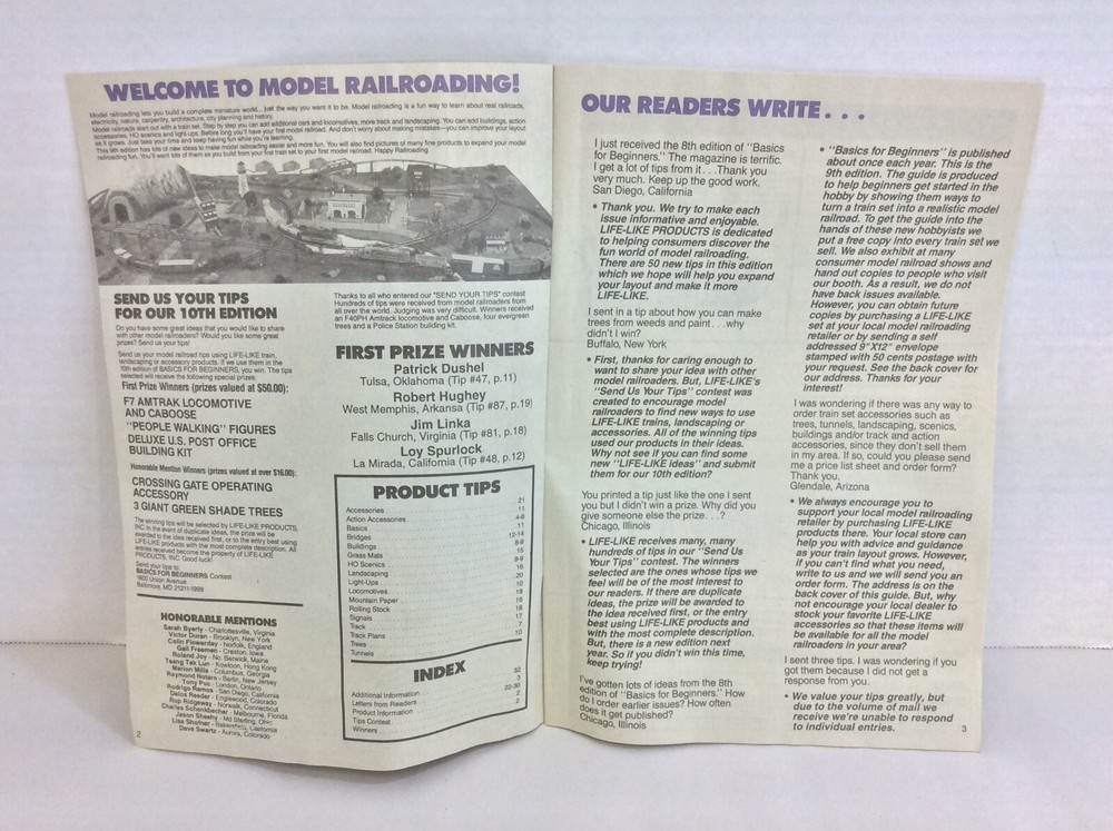 2006 Atlas Layout Booklet & 1970s Basics for Beginners Model Railroading 9th Ed