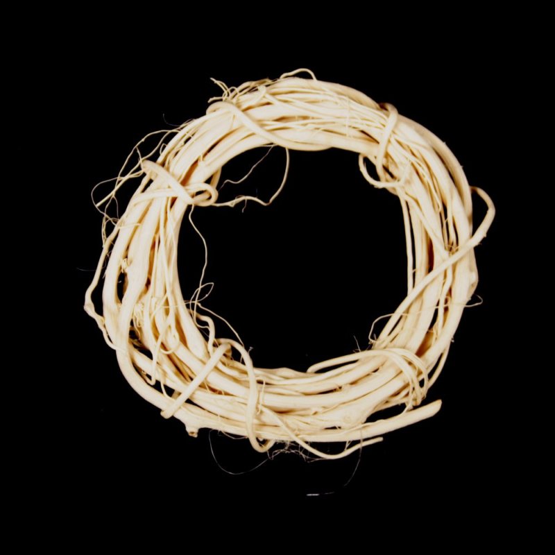Bleached Vine Wreath 4"  12pc/Pack #02224089