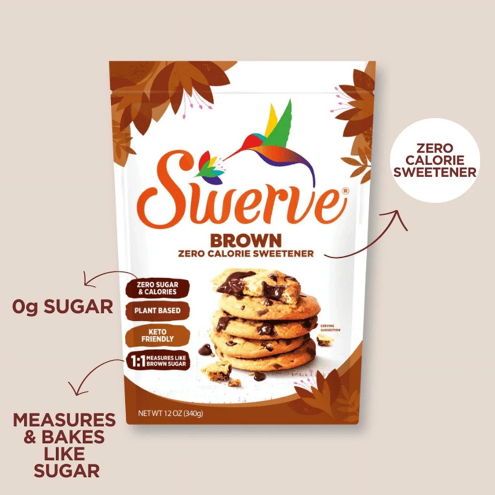 Swerve Ultimate Sugar Replacement Sweetener, Brown Sugar Substitute, Zero Calori