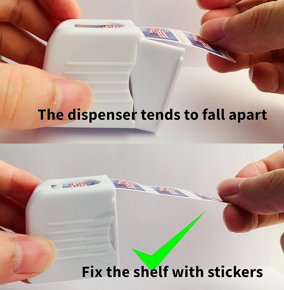 Postage Stamp Roll Dispenser – Stamp Roll Holder for Easy Dispensing