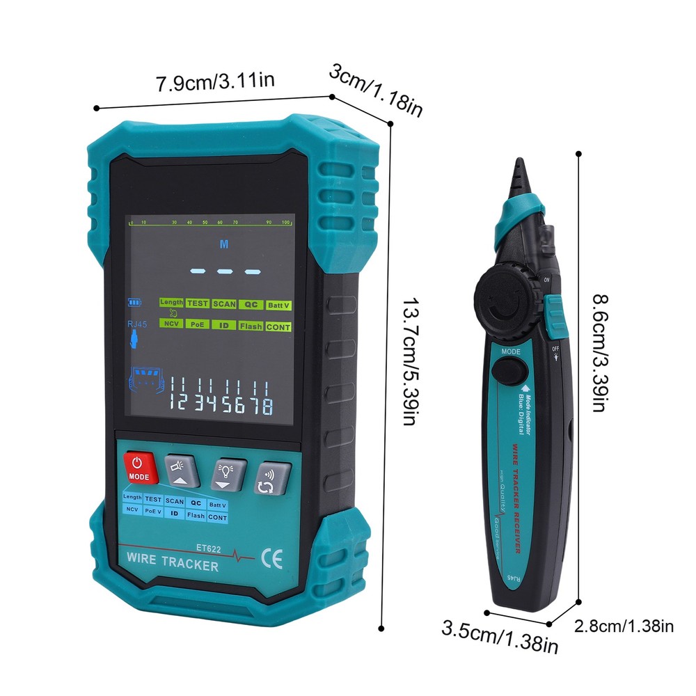 Advanced Network Cable Tester For Ethernet Maintenance
