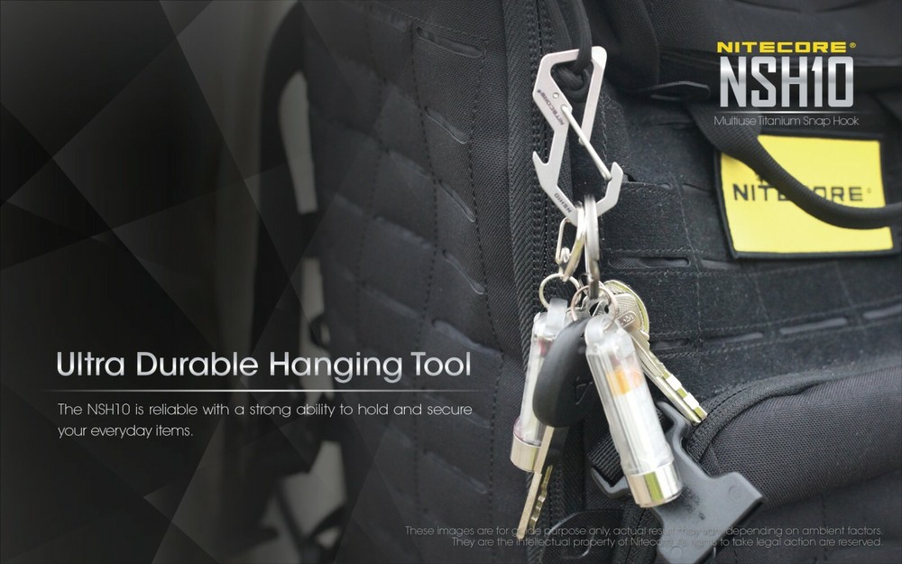 NITECORE NSH10 Titanium EDC Multi-Tool Carabiner