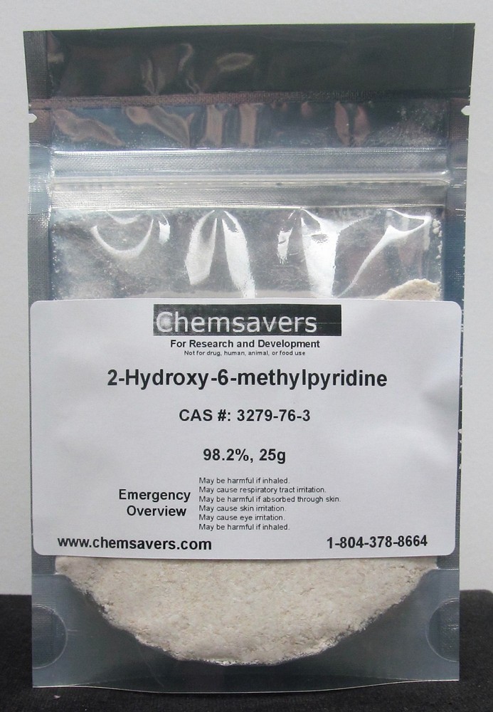 2-Hydroxy-6-methylpyridine, 98.2%, 25g