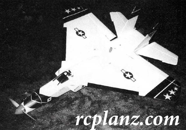 R/C AIRPLANE PLANS & PATTERNS: Wild Wasp 30" Wingspan - RC Fun Fly Model