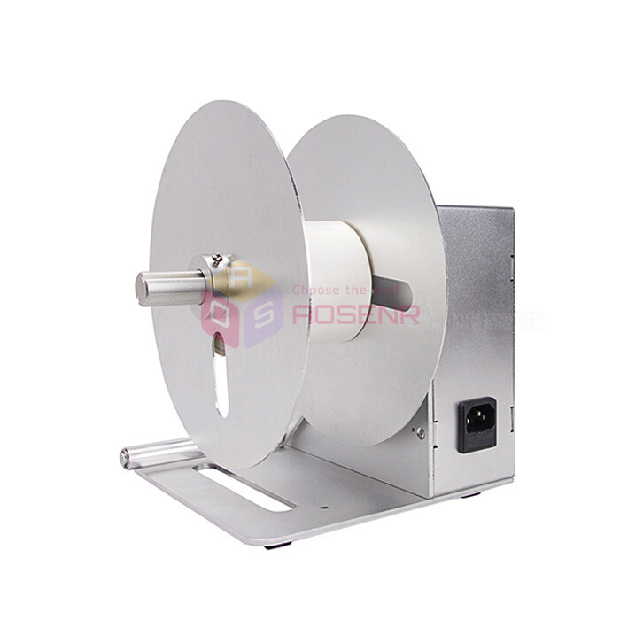 NEW Digital Automatic Label Rewinder Tags Rewinding Machine w/ Speed Adjustable