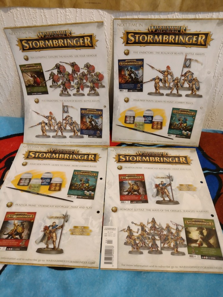 Stormbringer Issue #1-6 | Warhammer | Games Workshop | Magazine Only