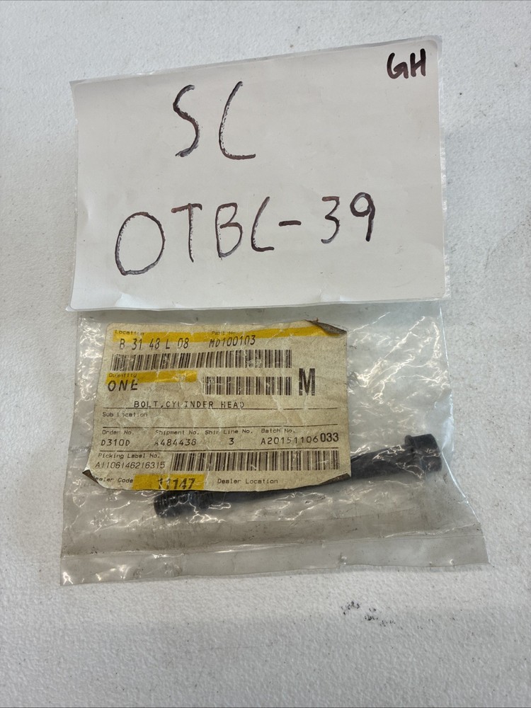 Genuine Mitsubishi Bolt Cylinder Head MD100103