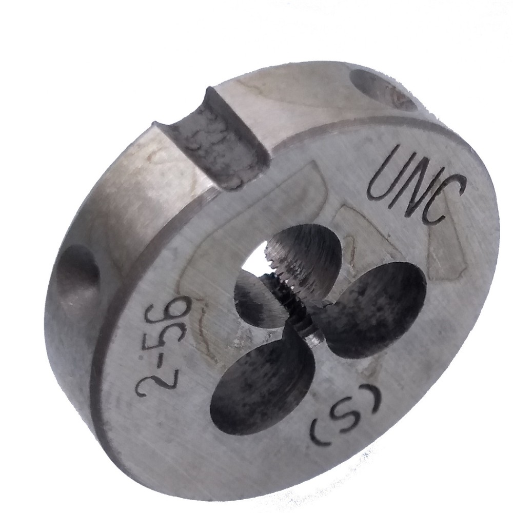 US Stock HSS 2-56 TPI Die Right Hand Thread