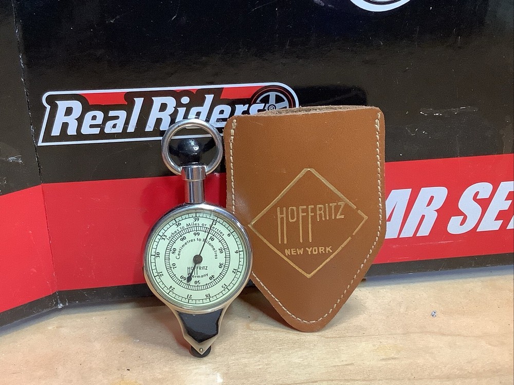 Hoffritz (New York) Dual Sided Vintage Compass Map Meter