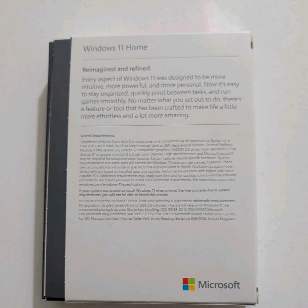 Microsoft HAJ-00108 Windows 11 64-bit Operating System