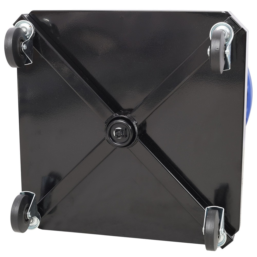 250 lb Capacity Rolling Mechanic Creeper Seat Adjustable Pneumatic Garage Stool
