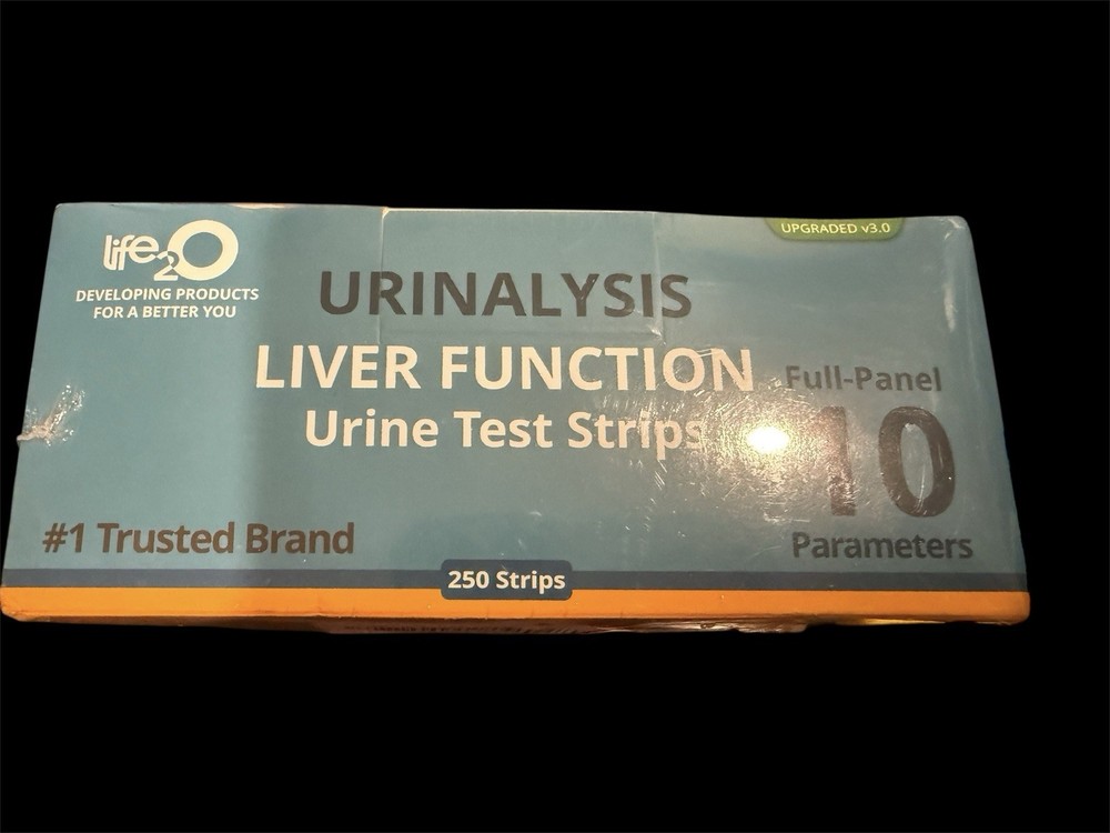 Urinalysis Liver Function Test Strips Full Panel 250 Strips Exp 10/24/2026