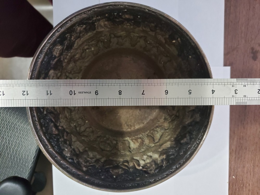burmese silver bowl