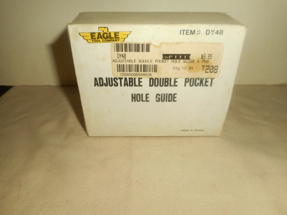 Double Pocket Hole Guide & Step Hole Drill Bit DY48 Tooling Lot EAGLE TOOL Co.