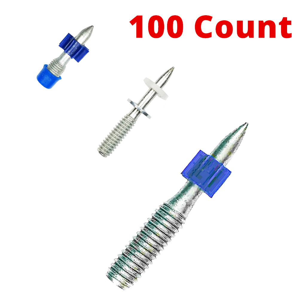 100 3/8" 1/4"-20 Threaded Studs for powder actuated tools,Power Fastening Studs