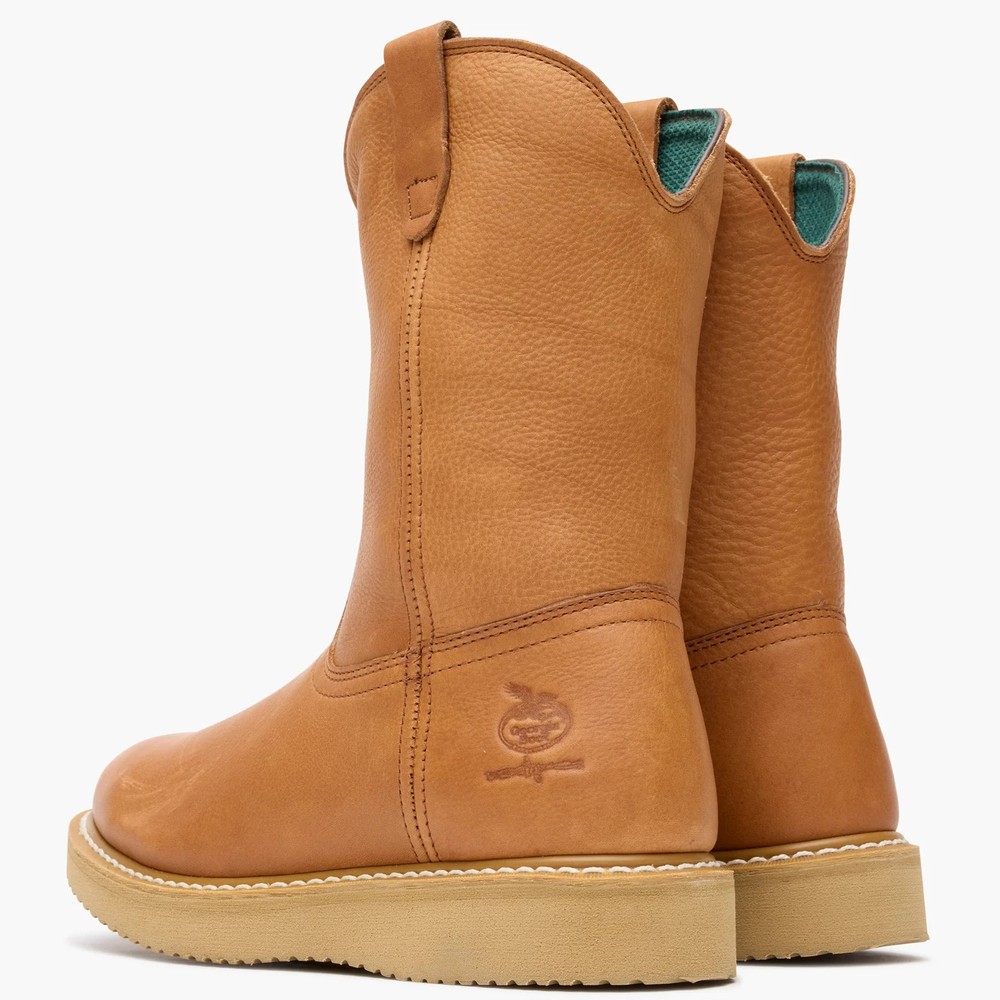 Georgia Boot Wedge Work Wellington - Soft Toe, Wide (EE)