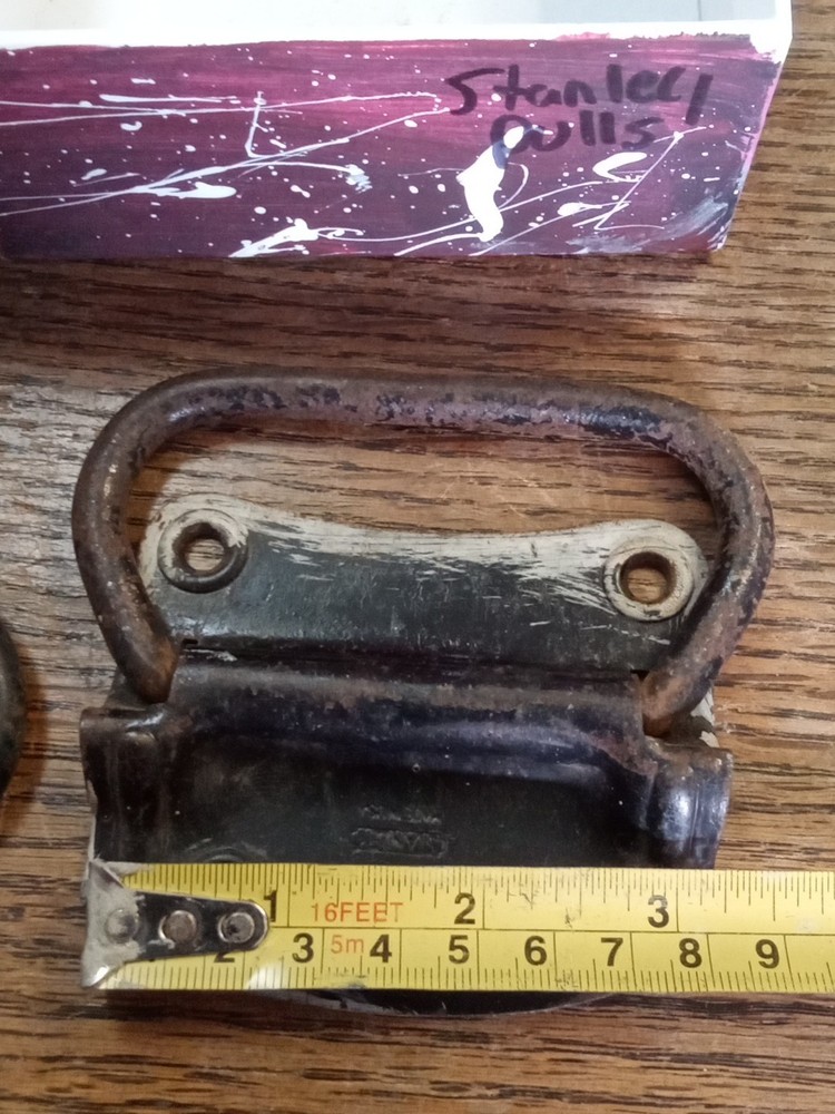 Heavy Metal Handles Pulls, Dresser , Chest, Distressed