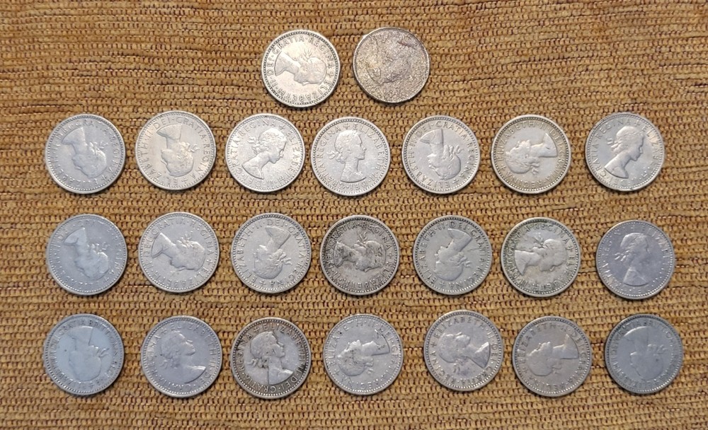 23 X Sixpence Coins