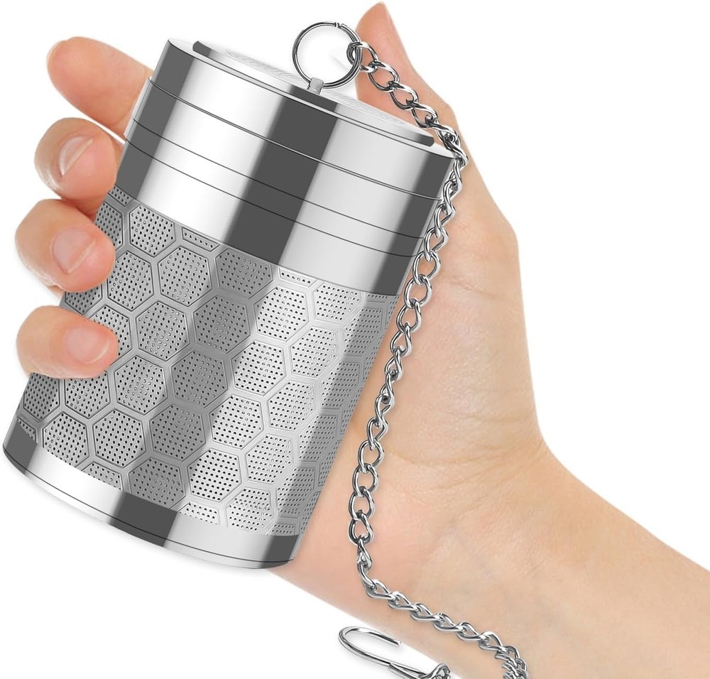 Large Tea Infusers for Loose Tea, Extra Fine Mesh Large Tea Strainer for Spice C