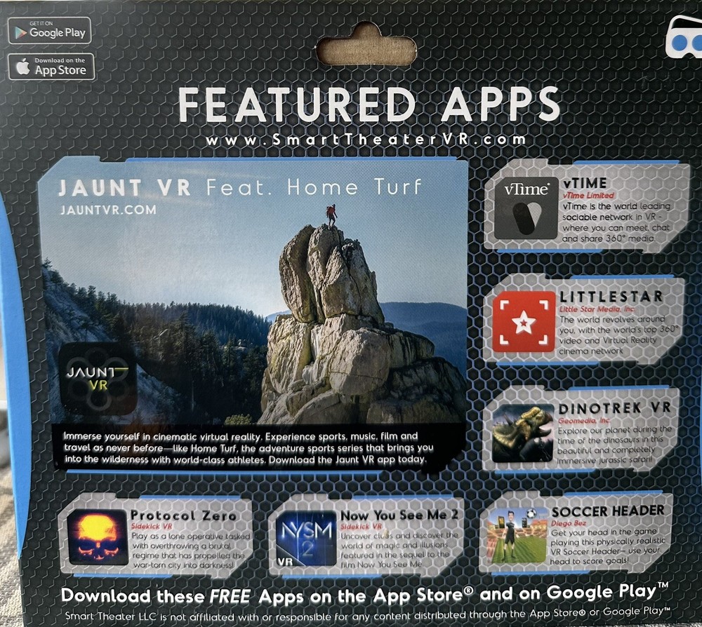 Virtual Reality Headset, Compatible with Iphone and Android Lightweight Apps