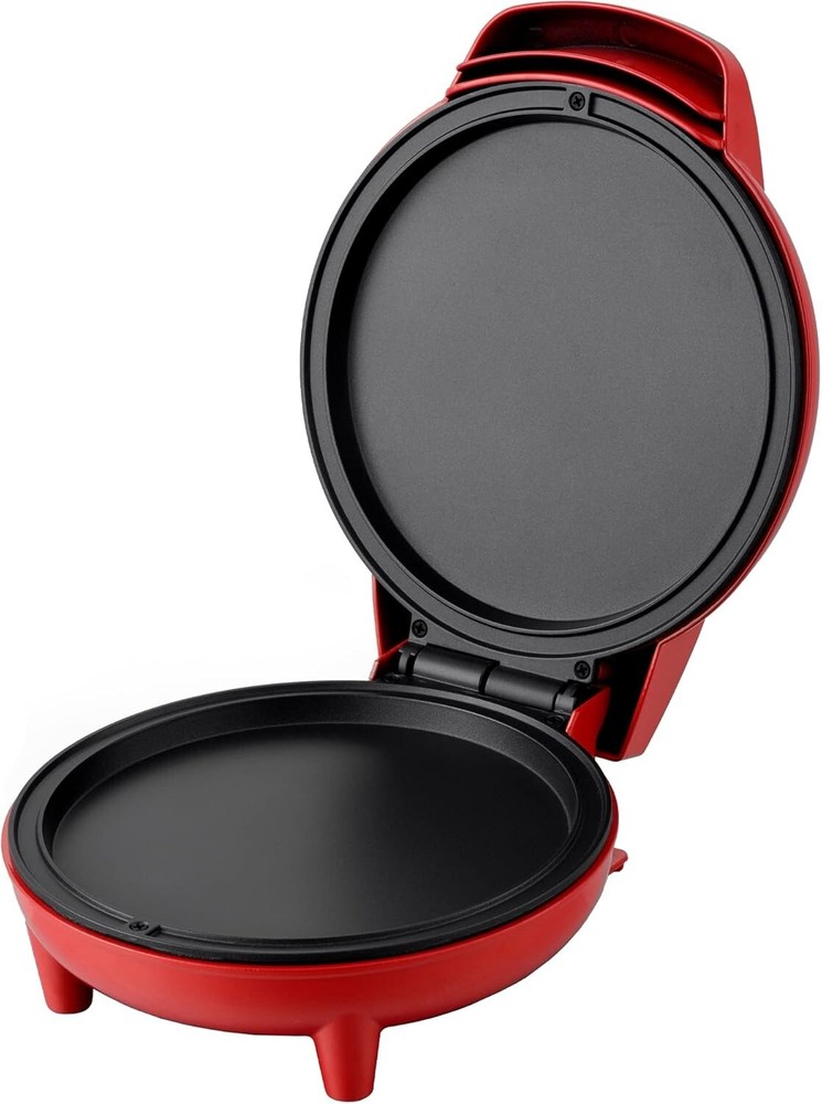 Courant Compact Griddle and Mini Oven 7-Inch Personal Pizza Maker (Red)