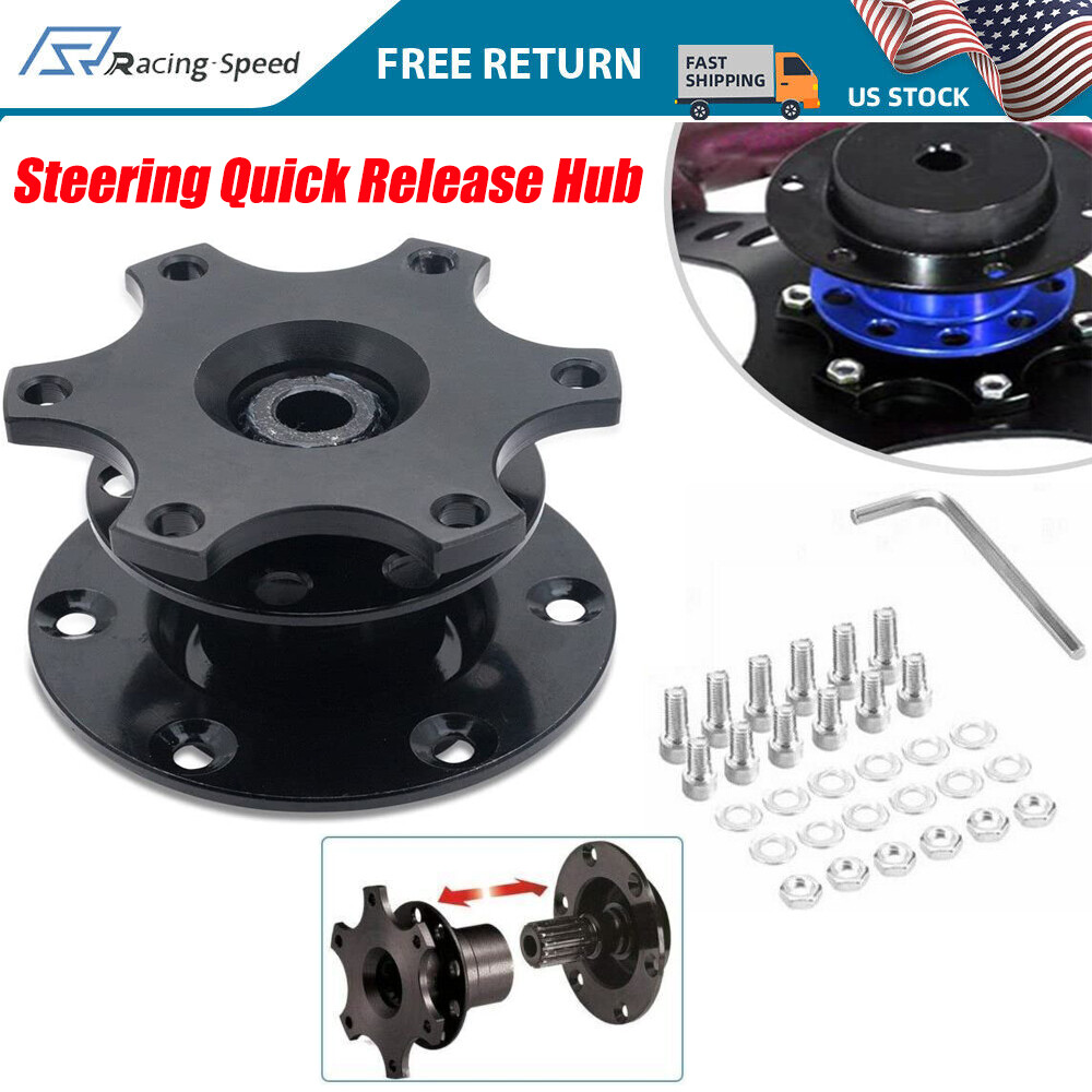 Universal Car Steering Wheel Ball Quick Release Hub Adapter Snap Off Kit Adapter