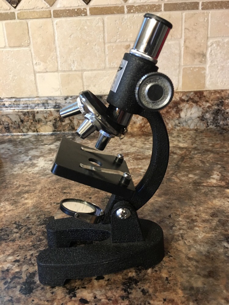 Vintage Precision Tested Optics 300 Power Microscope Lab w/Box~Creative Science