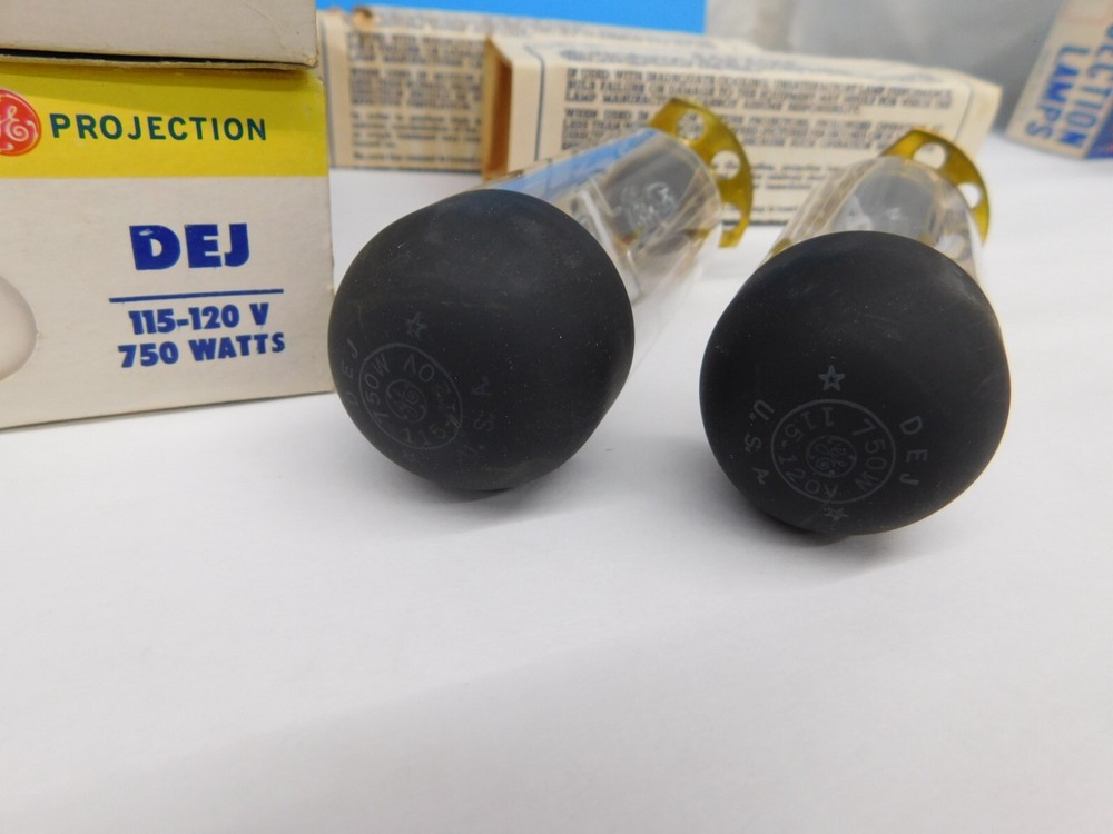2pcs DEJ Projection Lamp Projector Bulb General Electric