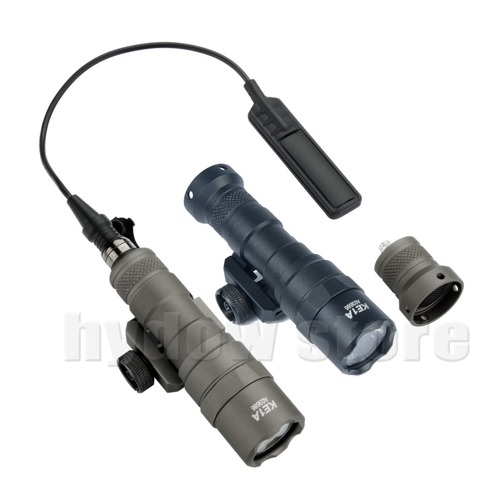 M300B Flashlight M300 Scout Flashlight w Remote Pressure Tail Switch for Rifle