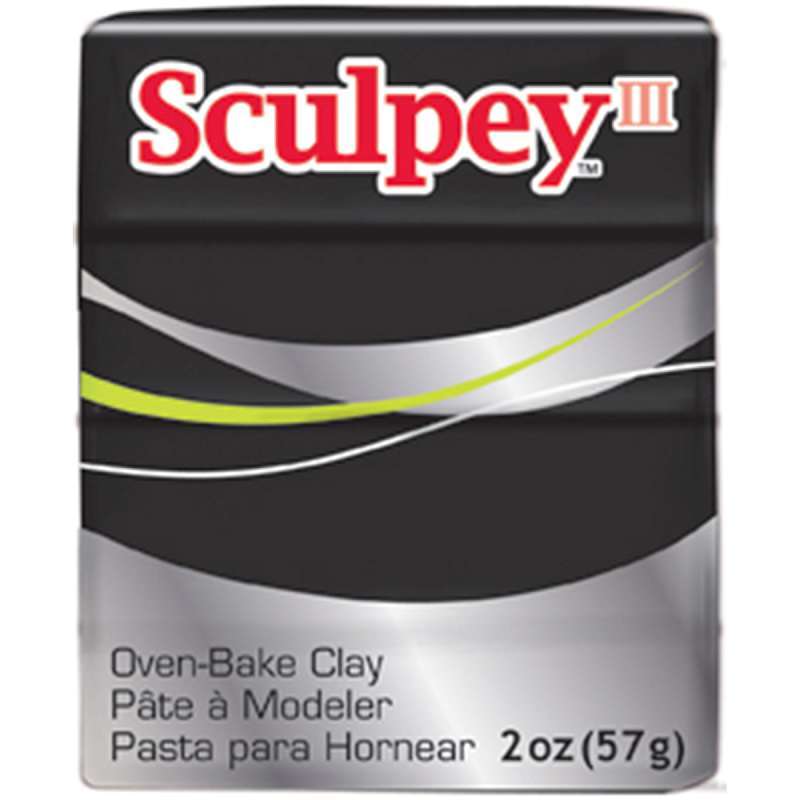 Sculpey III Polymer Clay 2oz Black