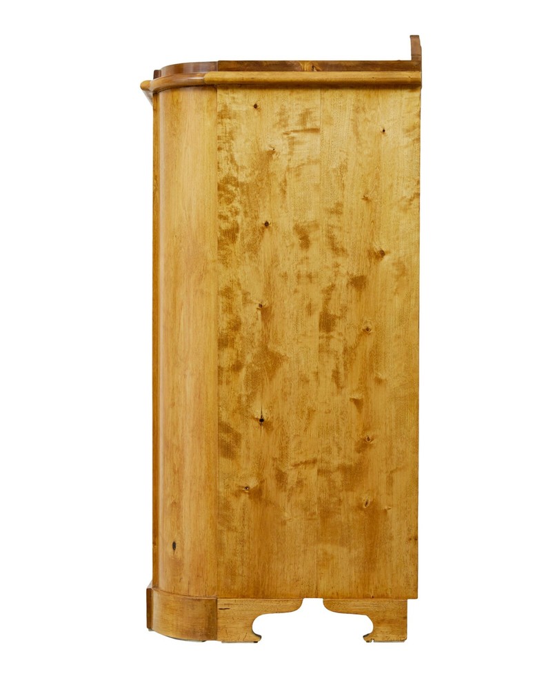 SWEDISH MID 19TH CENTURY BIRCH BUFFET SIDEBOARD
