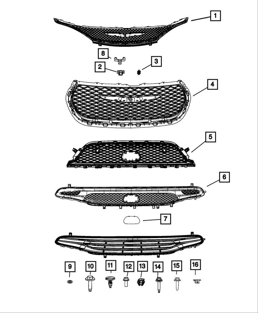 Genuine Mopar Camera Bracket 68261568AB
