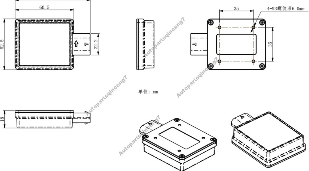 77GHz SR71 Low Speed Collision Avoidance Radar for Car ADAS