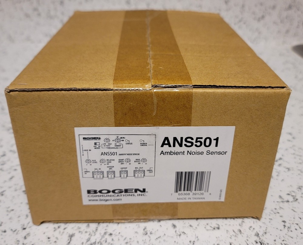 NEW - BOGEN ANS501 - Ambient Noise - Sensor Microphone Power Supply