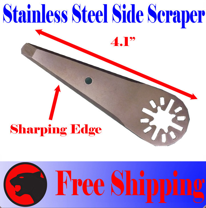 Side Scraper Oscillating MultiTool Blade For Fein Multimaster Ridgid Bosch Ryobi