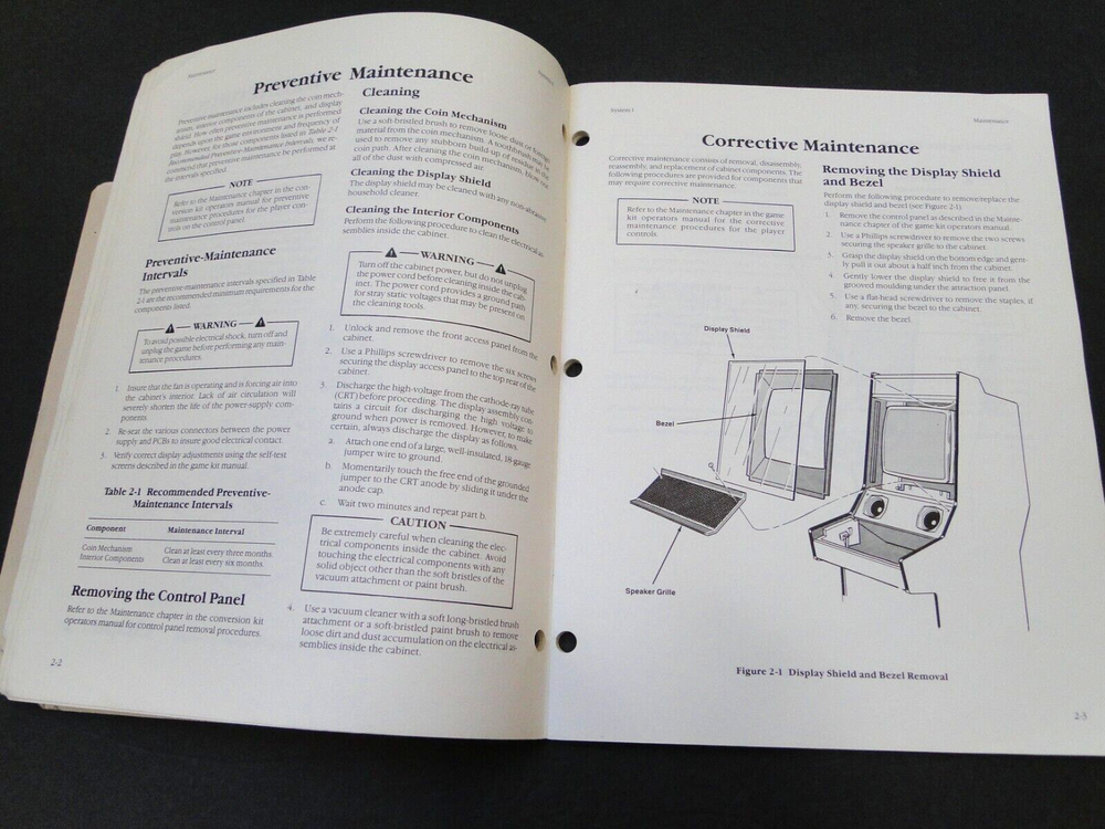 Vintage 1984 Atari System I Operators Manual