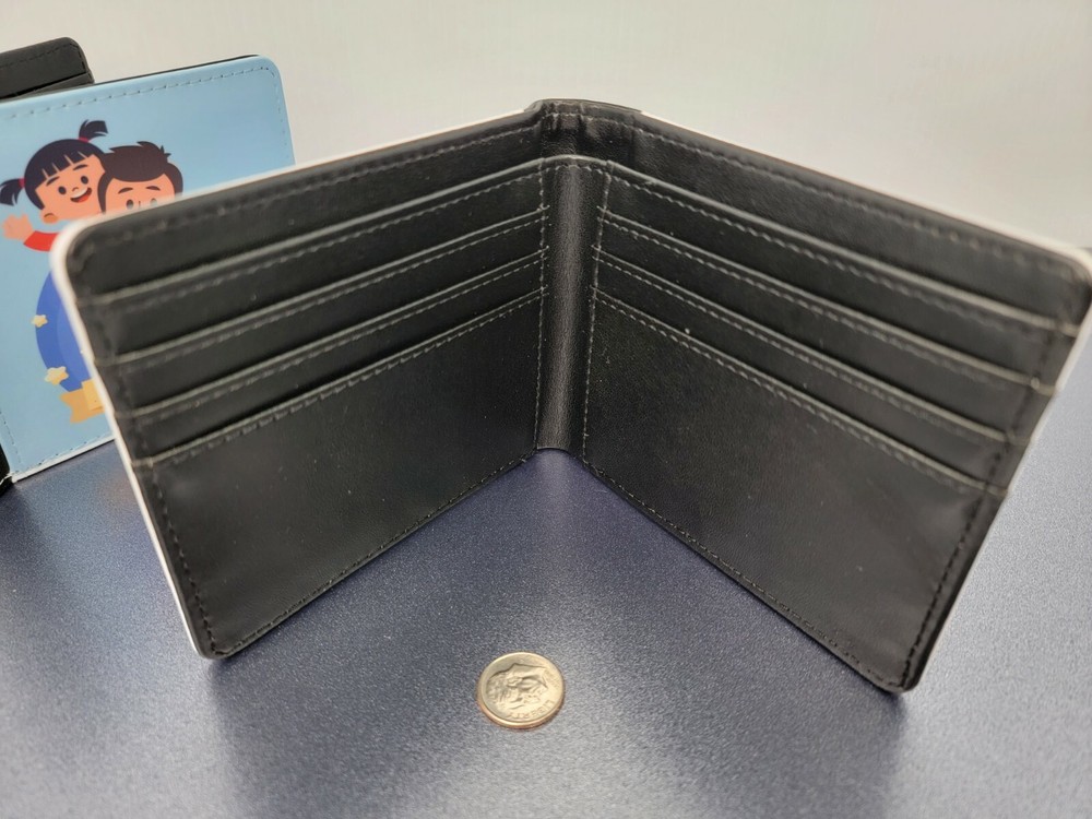 Sublimation Poly Leather Bifold Wallet Blanks