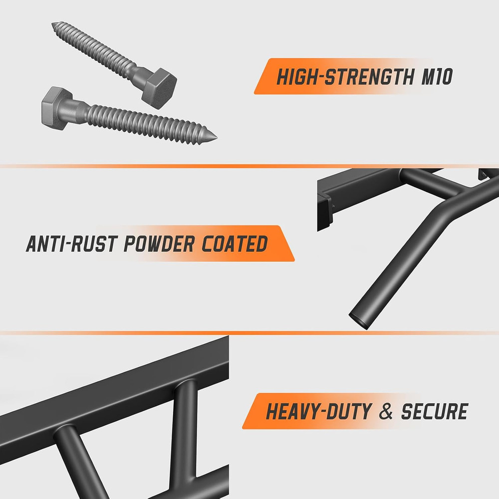 Jusgym Heavy Duty Pull up Bar with 14 Grip Positions, Strength Training Pull-Up