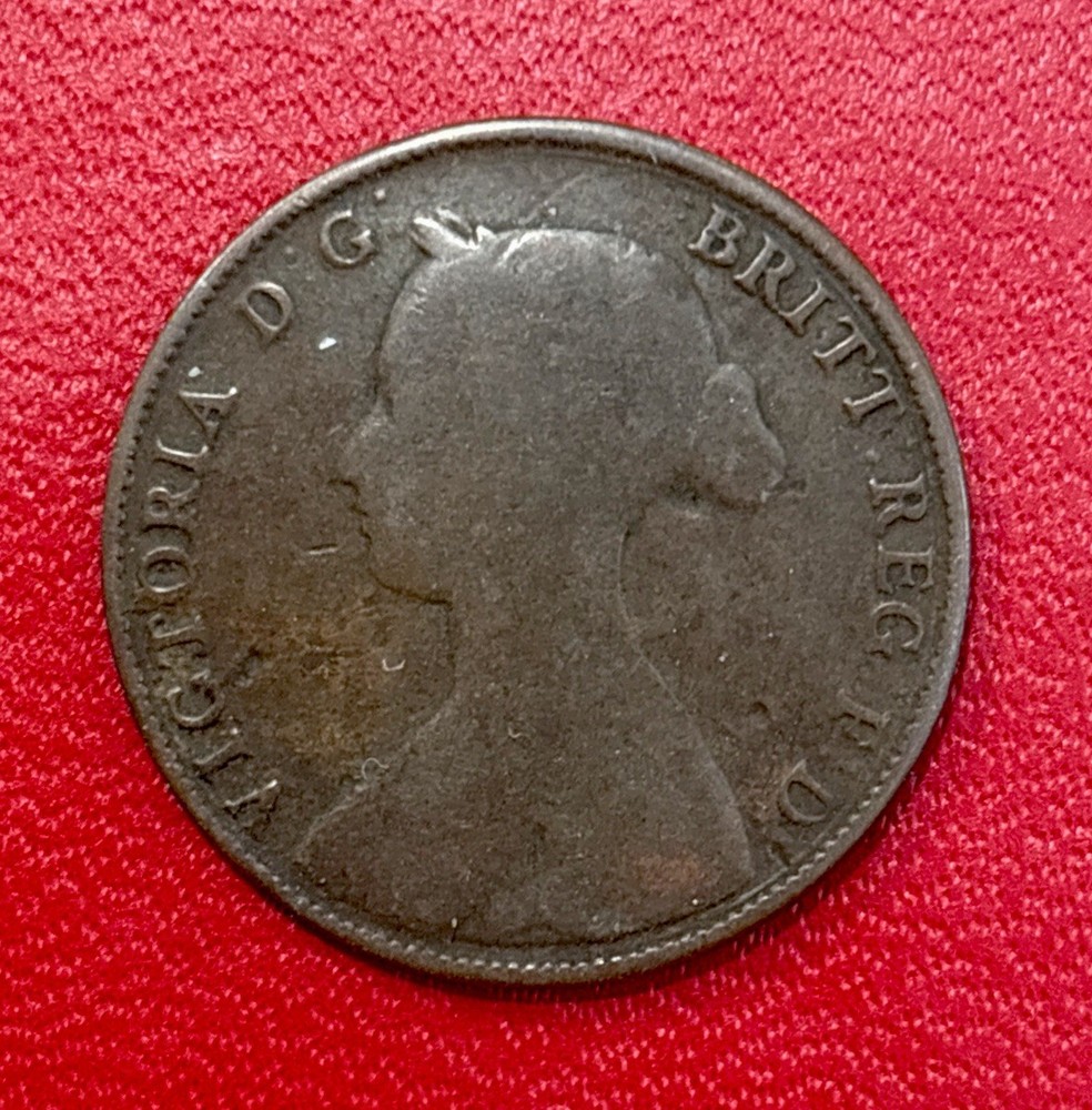 1861 British Half Penny! ENN Coins