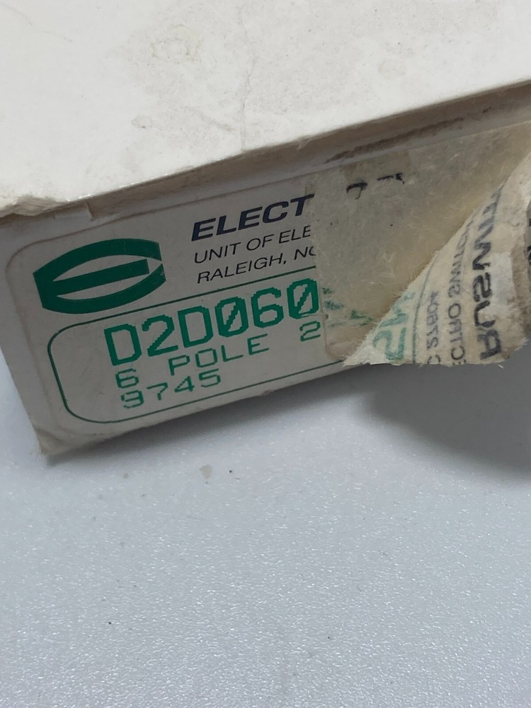 ELECTROSWITCH D2D0605N SWITCH ROTARY 6 POLE 2-5 POS ADJUSTABLE NIB