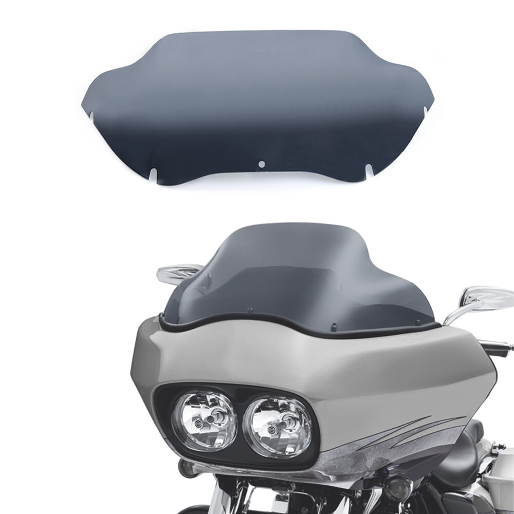 9.5" Wave Windscreen For Harley Davidson Road Glide 1998-2013 Grey Windshield